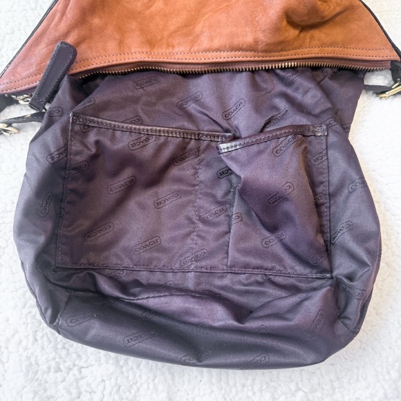 Vintage Coach 2001 Nubuck Seude Brown Leather Legacy Bucket Bag 9822 GUC - Picture 10 of 13